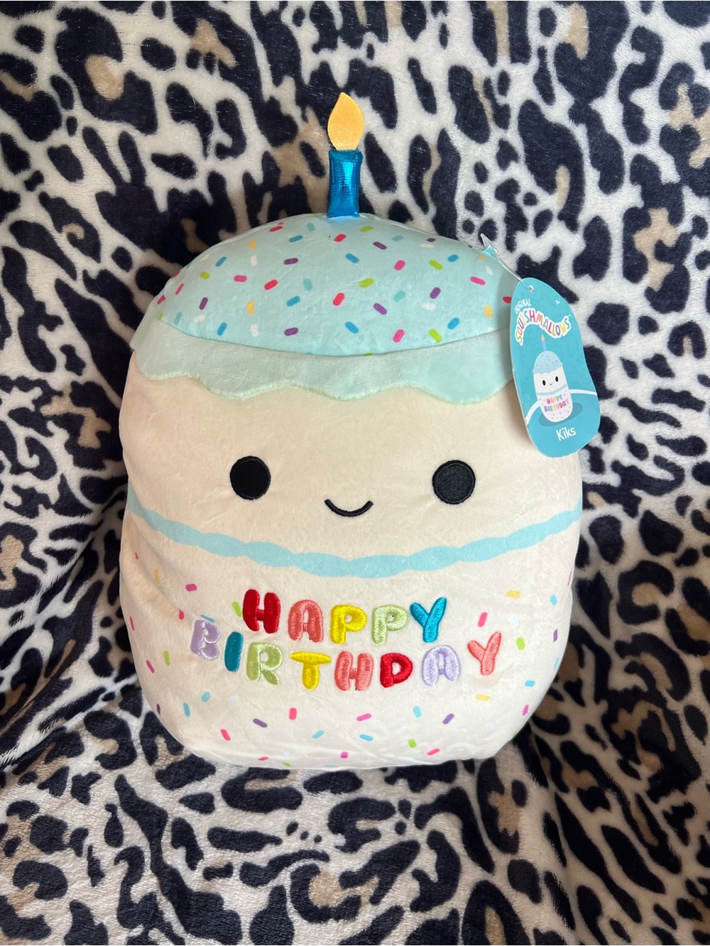 Kiks the Birthday Cake Squishmallow 10”